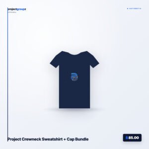 Project Crewneck Sweatshirt + Cap Bundle