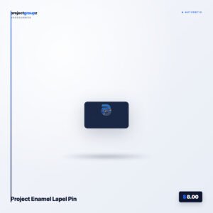 Project Enamel Lapel Pin